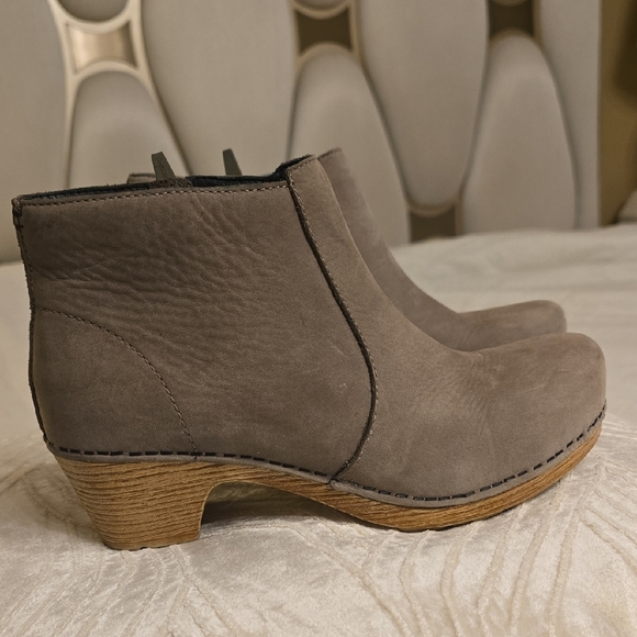Dansko Taupe Ankle Booties - Picture 5 of 11